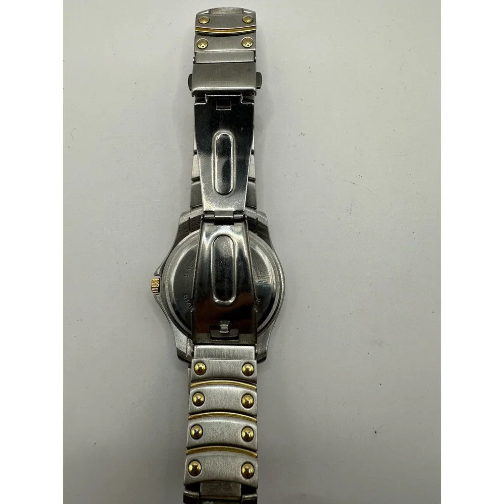 Precision by GRUEN GP5042 Two Tone Quartz‎ Men's Watch 37MM 7.5